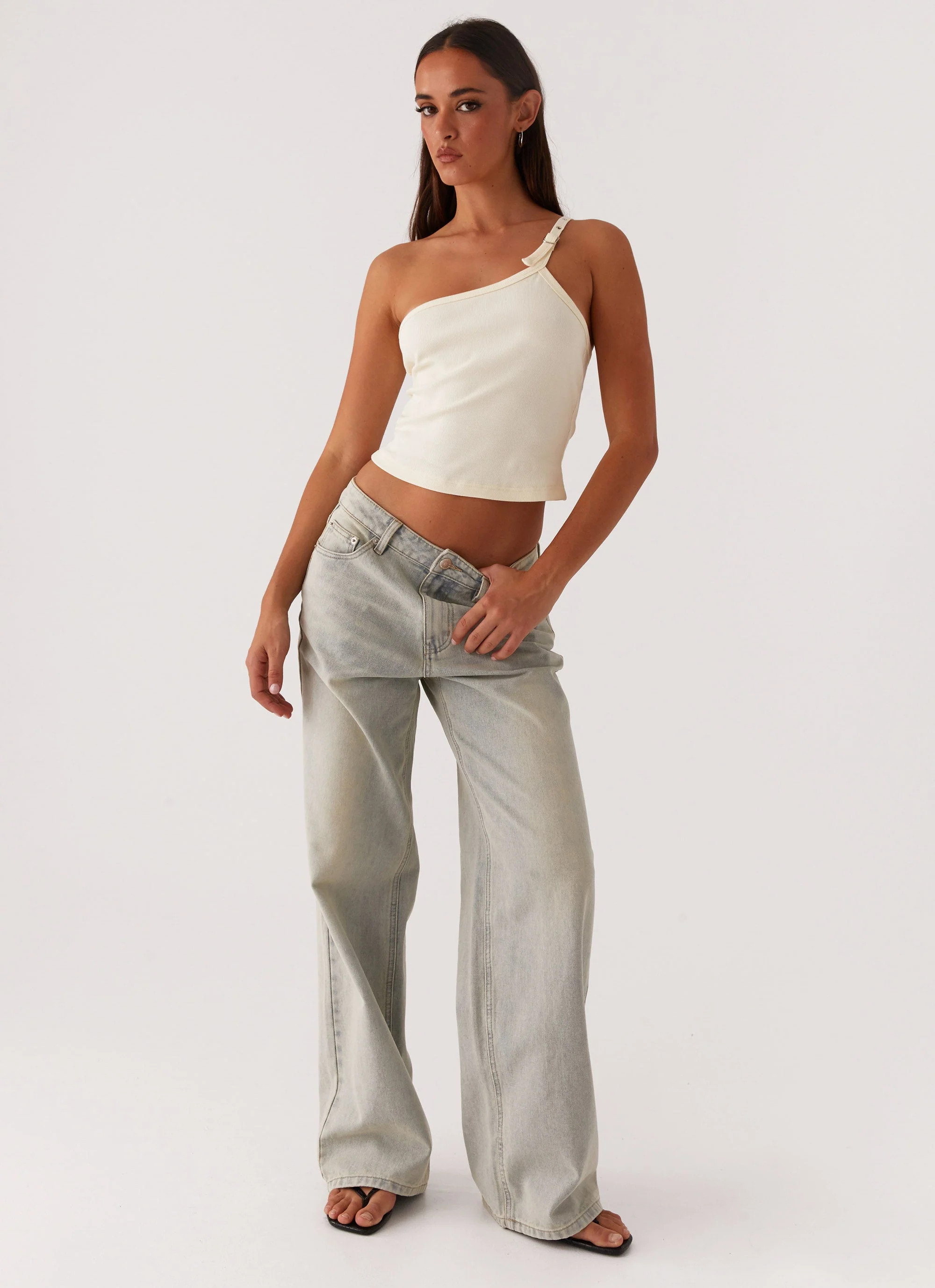 Keanna Low Rise Denim Jeans - Vintage | Peppermayo (Global)
