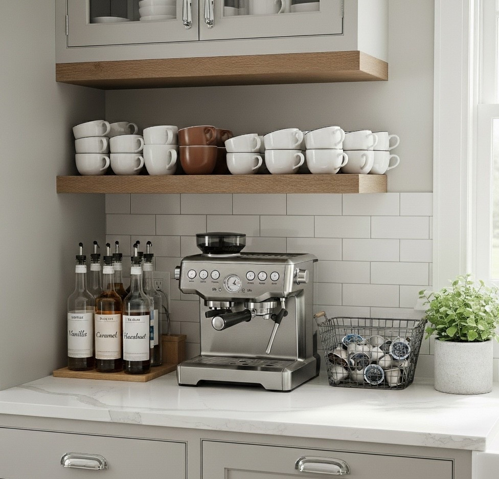 Amazon Coffee Station Must-Haves 

Turn your kitchen corner into a chic coffee bar with these affordable Amazon finds. From a sleek espresso machine to double-walled  mugs and syrup dispensers, these are the everyday upgrades that make your morning feel like a café moment.

✨ All under $50, all Prime.
✨ Aesthetic + functional.
✨ Perfect for daily coffee lovers or weekend entertaining.

Shop the full setup here — I’ve linked every item so you can recreate this look in your own home.

#LTKFindsUnder50 #LTKHome #LTKFindsUnder100