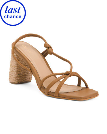 Made In Colombia Leather San Jose Raffia Heels | Women's Shoes | Marshalls | Marshalls