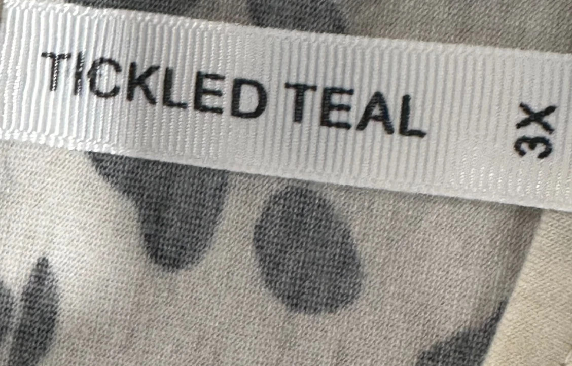 Tickled Teal Womens Plus Pullover Tunic Top Animal Print 3X | eBay | eBay US