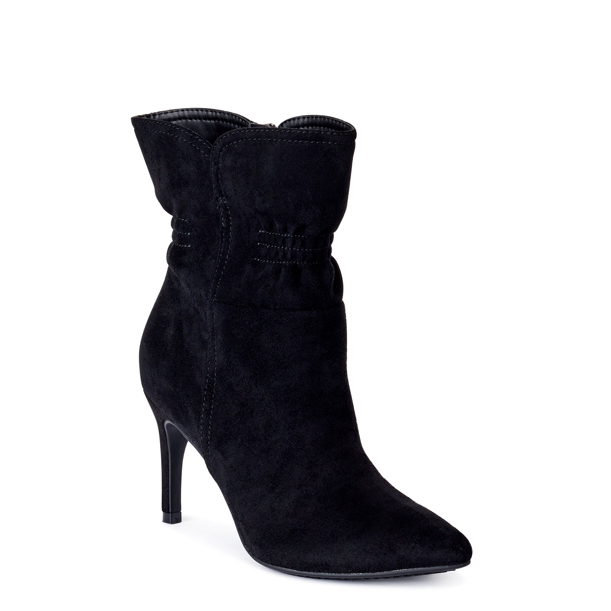 Scoop Women’s Blair Scrunch Stiletto Heeled Booties | Walmart (US)