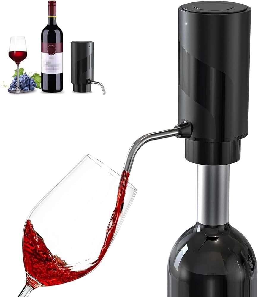 2023 New Wine aerator Electric Wine Decanter Automatic Wine Aerator, One Touch Wine Dispenser Win... | Amazon (US)