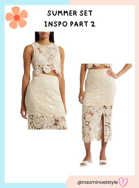 Crochet Lace Set 💛 Cropped Tank & Skirt set for summer vacation! 



#LTKFindsUnder100 #LTKTravel #LTKSeasonal