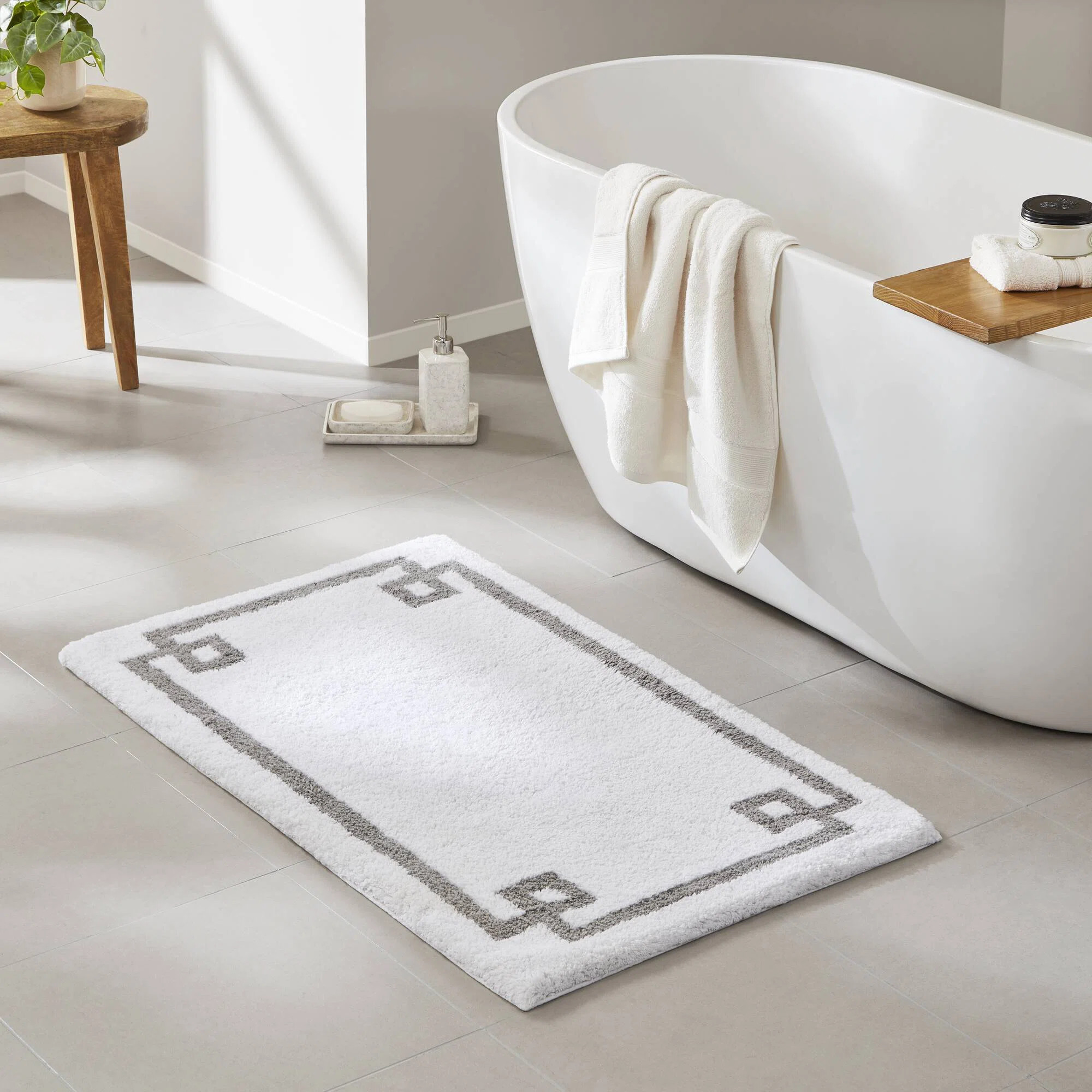 Madison Park Evan 100% Cotton Tufted Bath Rug with Non-Slip Backing  & Reviews | Wayfair | Wayfair North America