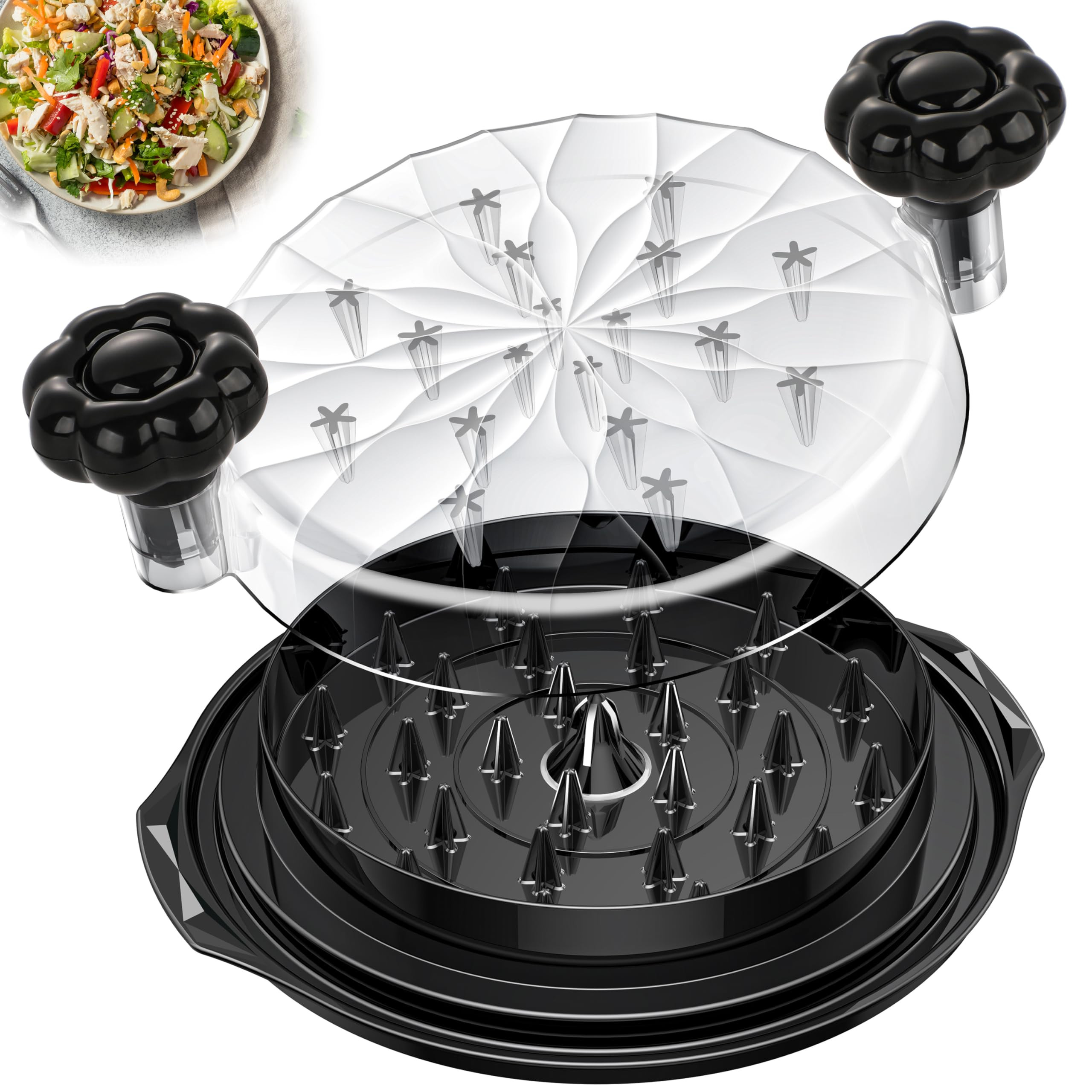 Chicken Shredder Tool Twist Large - 10'' Pro Meat Shredders for Chicken Breast,Visible Kitchen Ga... | Amazon (US)