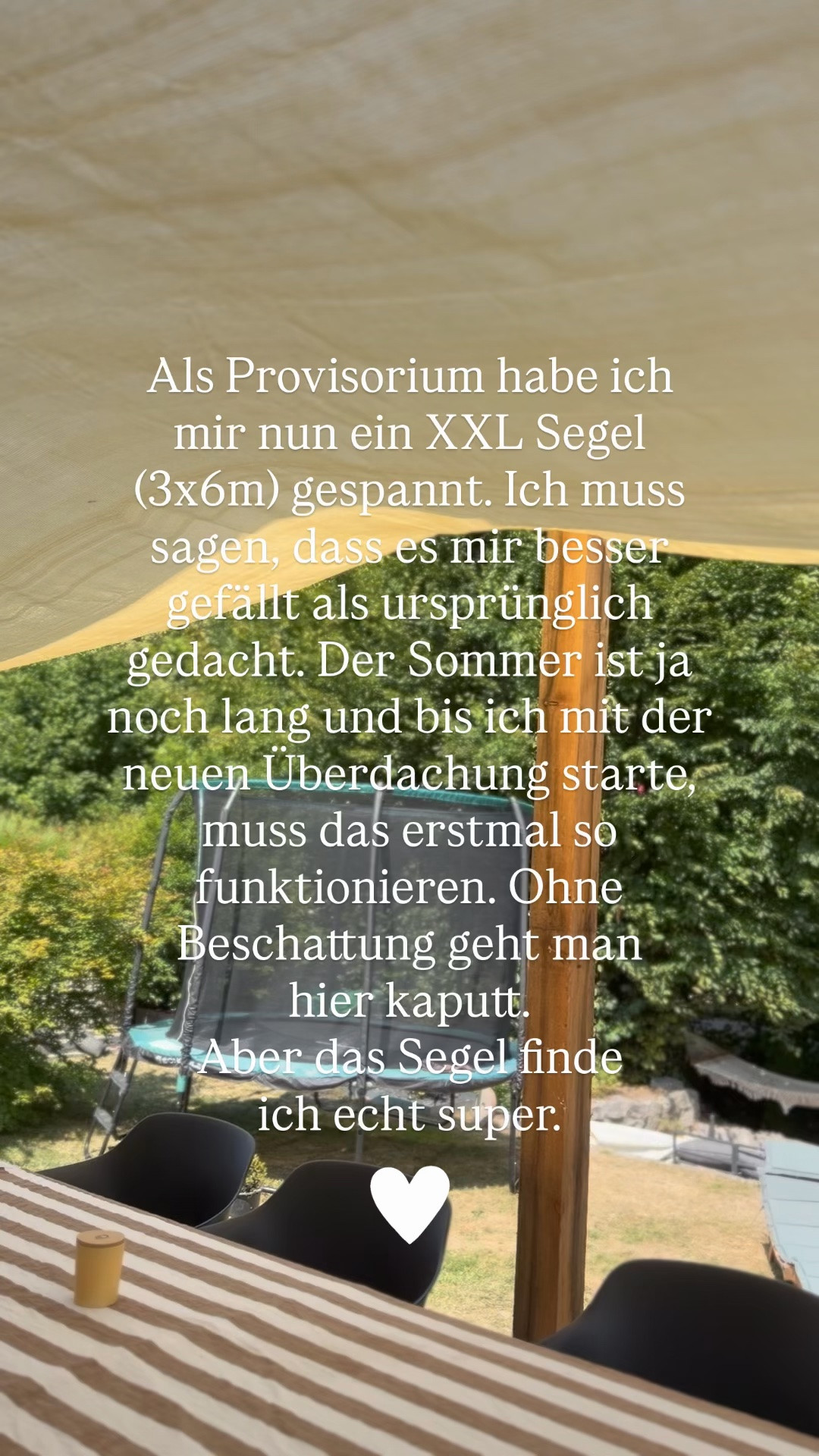 XXL-Sonnensegeo in beige

#LTKdeutschland #LTKhome #LTKsummer