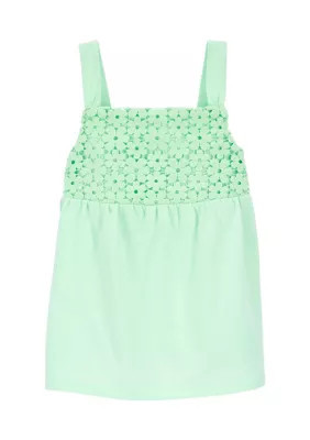Carter's Toddler Girls Sleeveless Crochet Tank Top | Belk