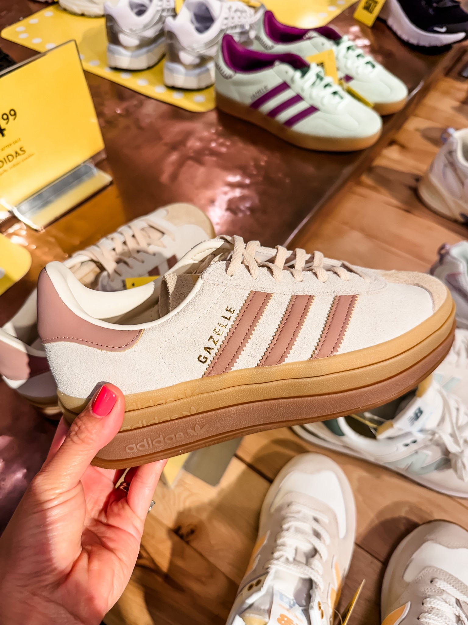 I go down 1/2 size. Platform sneakers, Nordstrom sneakers, Nordstrom sale, nsale, Adidas sneakers

#LTKFindsUnder100 #LTKSaleAlert #LTKShoeCrush