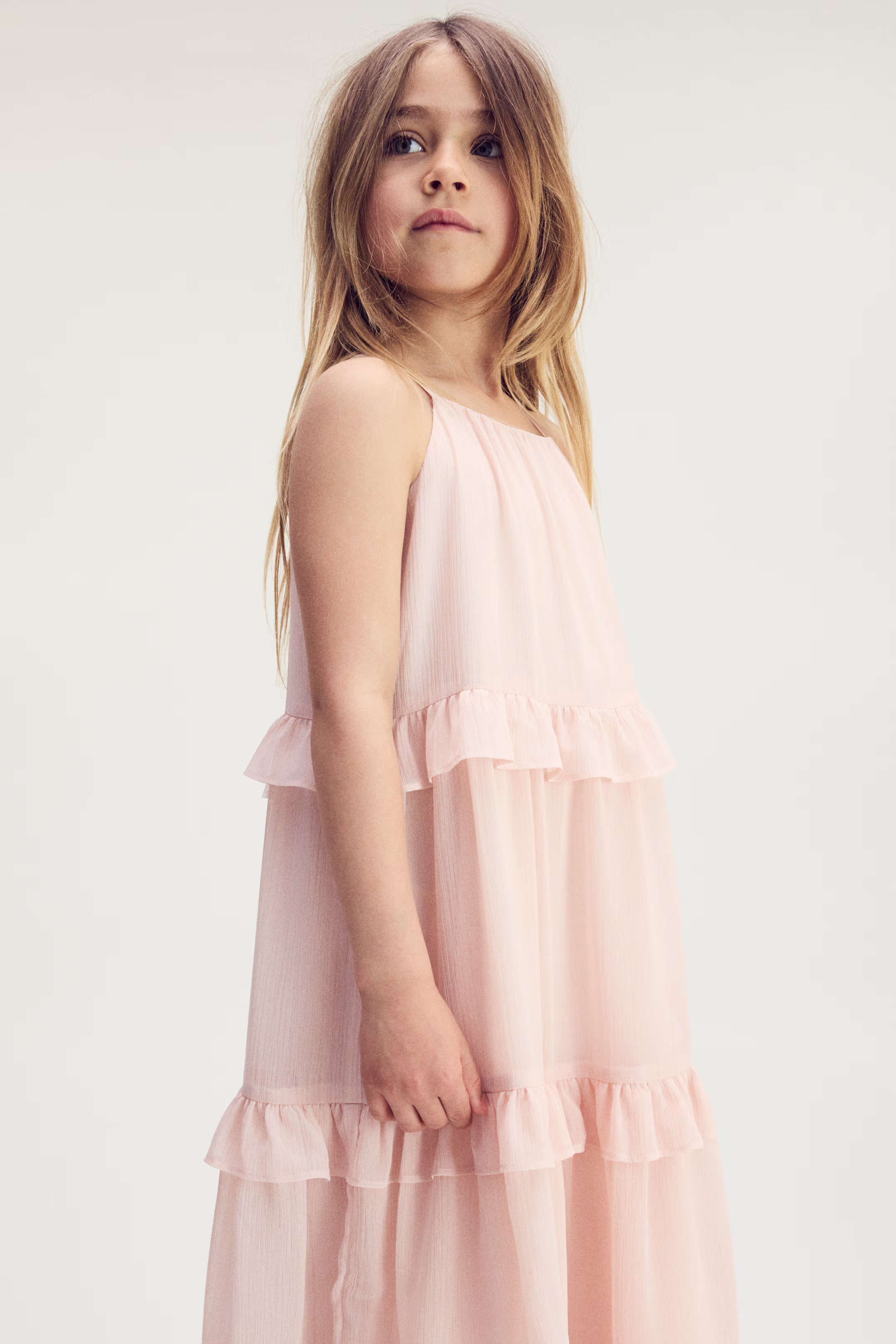 Ruffle-Trimmed Strappy Dress | H&M (US + CA)