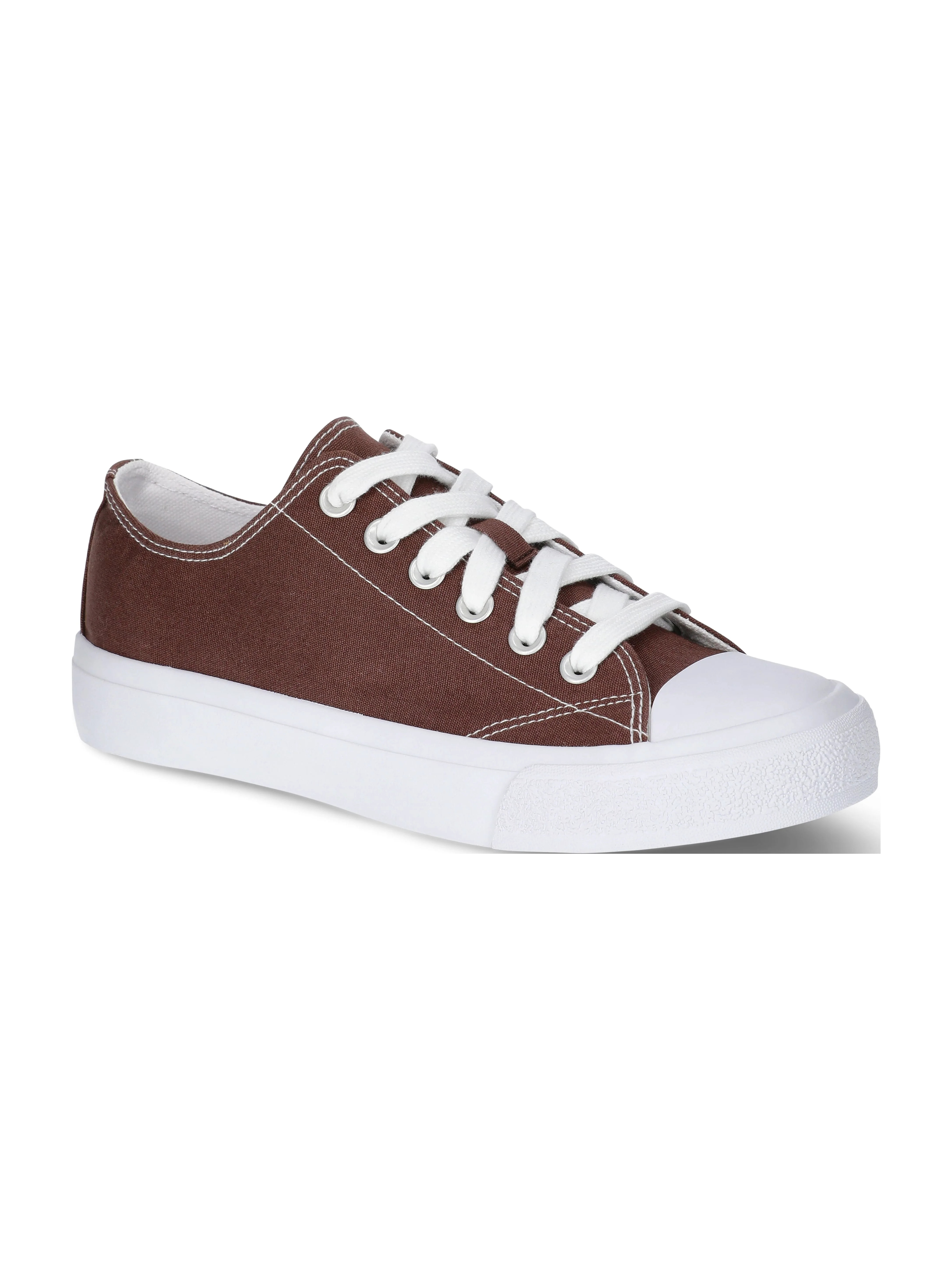 No Boundaries Classic Lace Up Sneakers, Wide Width Available, Womens | Walmart (US)