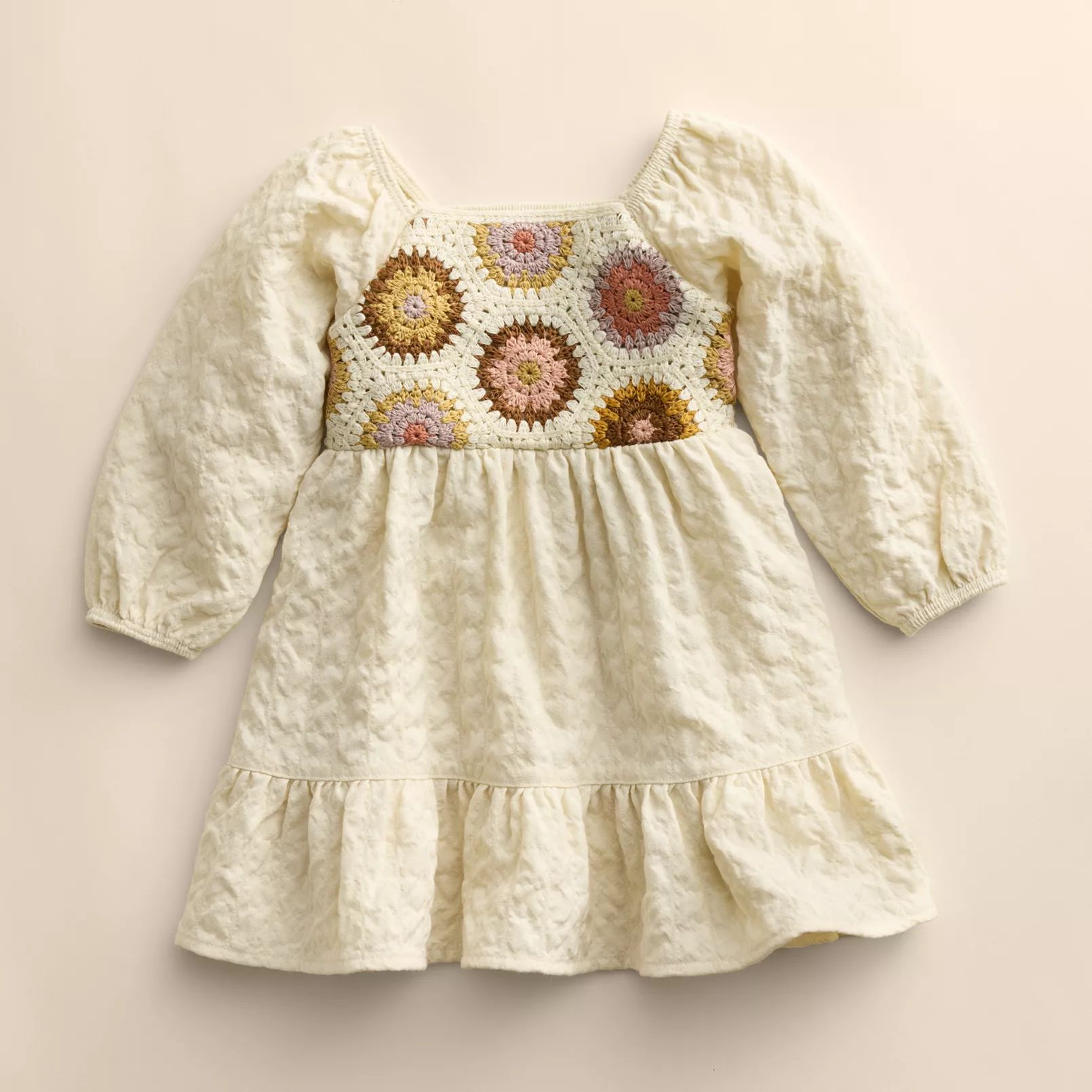 Girls 4-12 Little Co. by Lauren Conrad Long Sleeve Peasant Dress | Kohl's