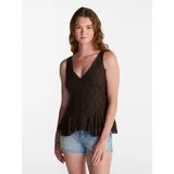 No Boundaries Lace Godet Tank Top, Women’s XXS-XXL | Walmart (US)