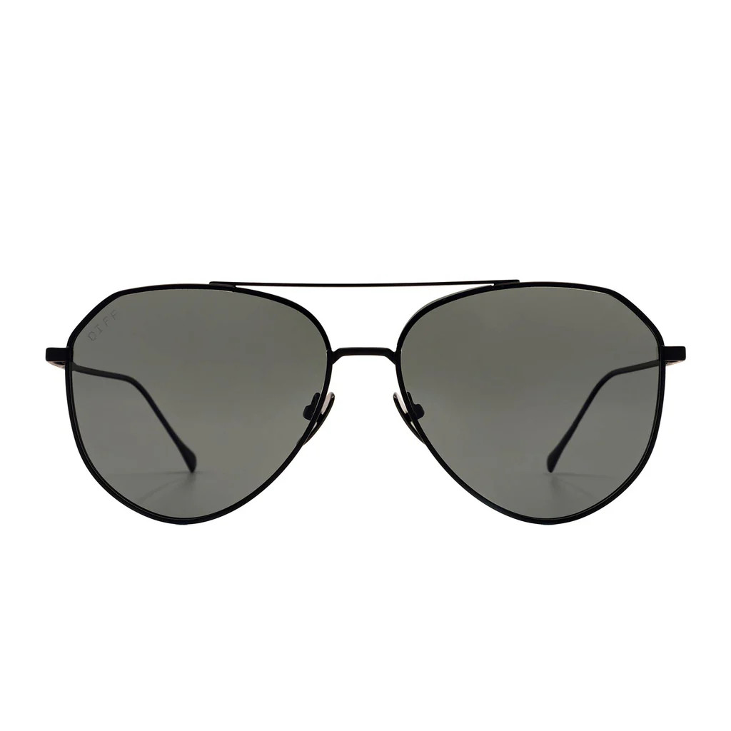 DASH - MATTE BLACK + SOLID GREY + POLARIZED SUNGLASSES | DIFF Eyewear