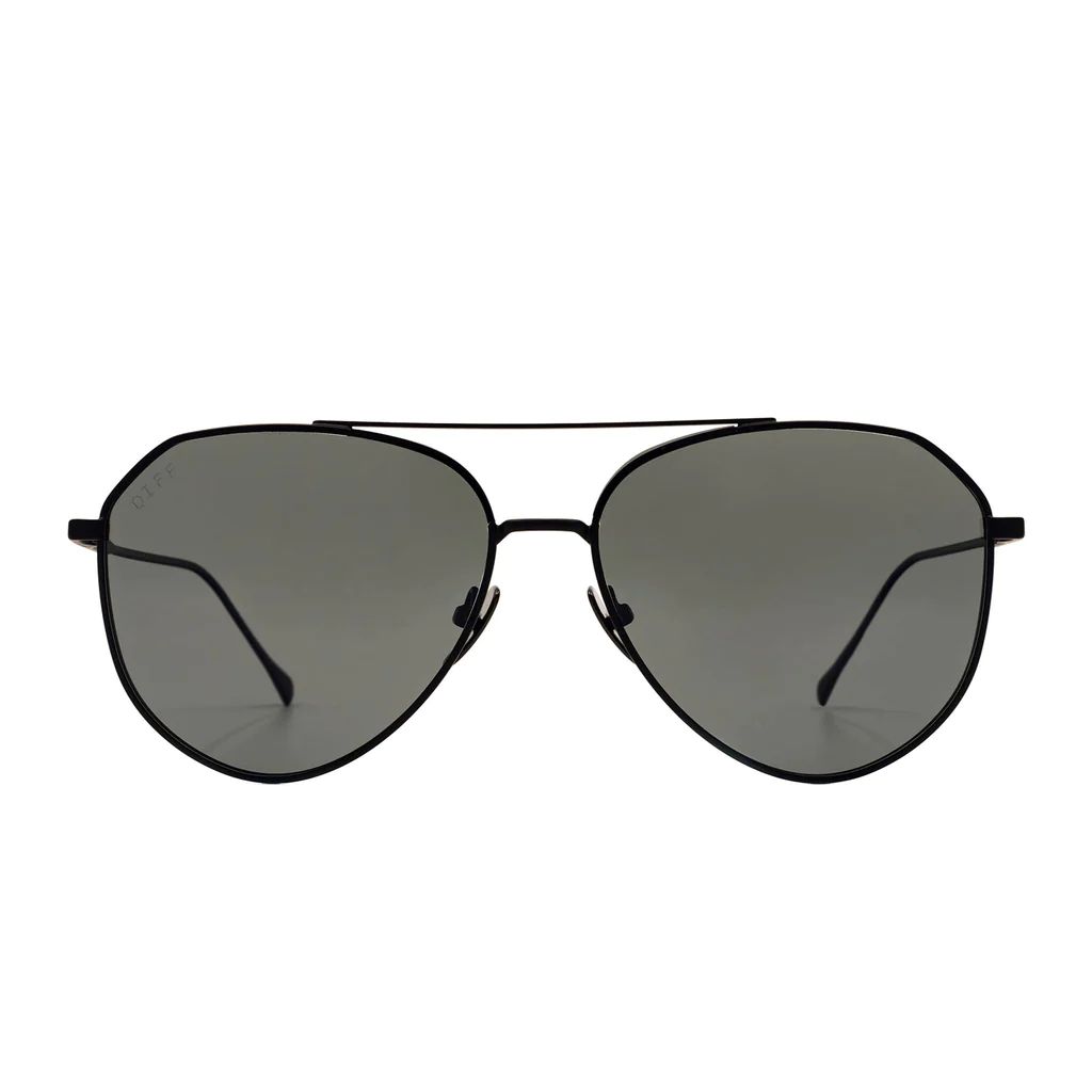 COLOR: matte black   solid grey   polarized sunglasses | DIFF Eyewear