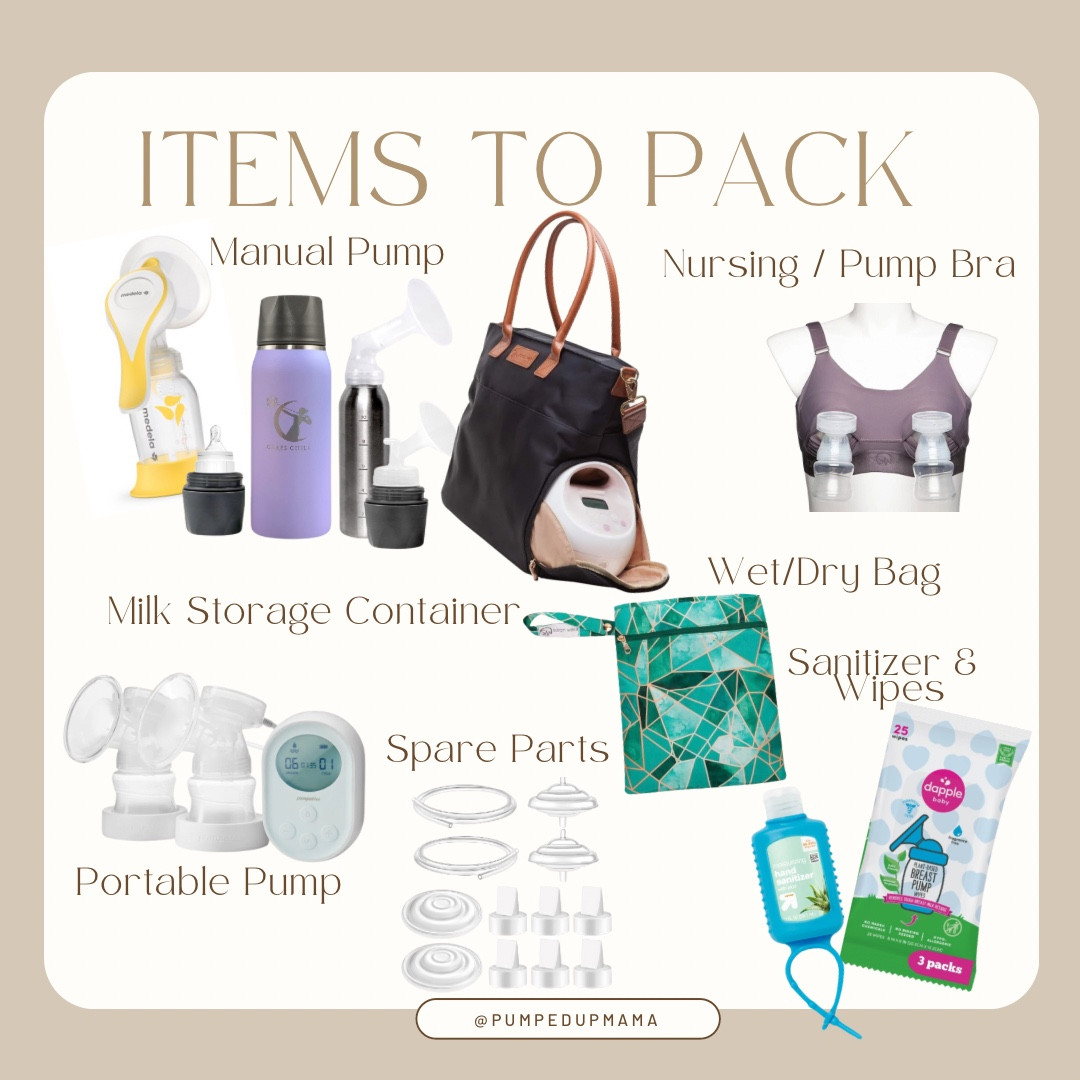 ✈️Breastfeeding Travel Items!
These items are helpful for both pumping or nursing. 
It’s really important to keep your breast pump and manual breast pump in your carry on bag, as luggage gets lost all the time. 
🍼A place to store your pumped milk and the Ceres Chill is a great option. Asking the flight attendants for ice is super simple. 
Of course a hands free pumping/ nursing bra is a must. 
🧳I love the bags from Sarah Wells they are high quality with amazing warranties. 
A wet/ dry bag is nice for your pump parts that are dirty. 
🧻And the breast pump wipes as well as hand sanitizer. 
‼️As always, you should have spare parts with you in case of emergency. Parts break or wear out. 


#LTKFamily #LTKBaby #LTKTravel