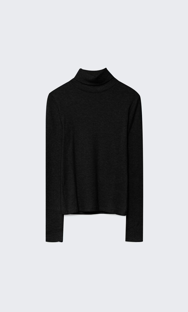 Turtleneck top - Women's fashion | Stradivarius United Kingdom | Stradivarius (UK)