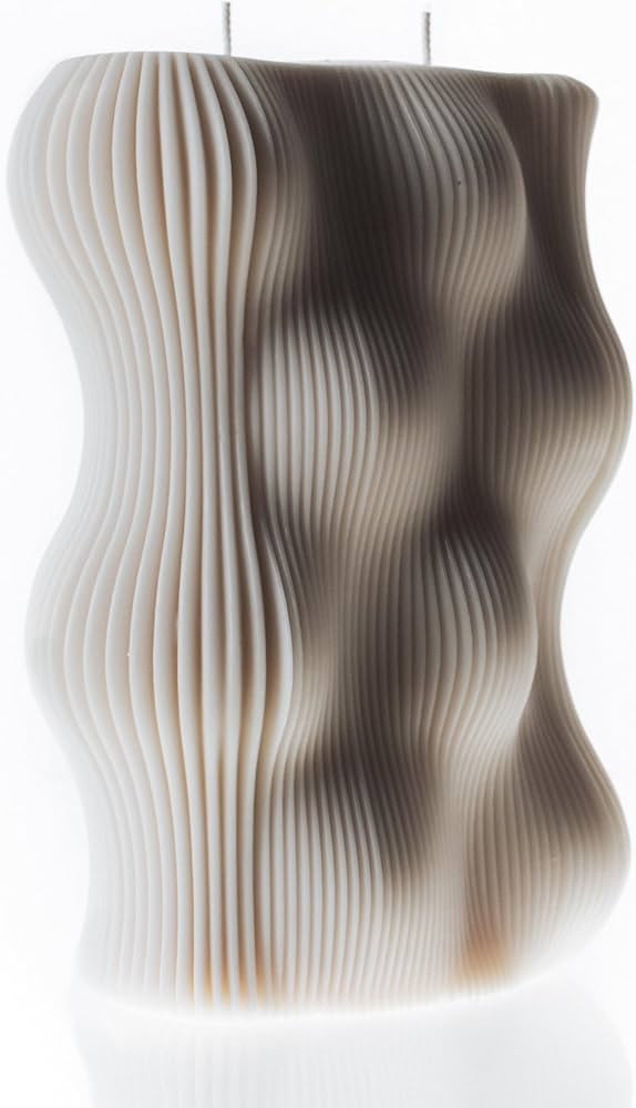 LAWA Wavy Candle - Scented Soy Wax Elegant Aesthetic Candle Housewarming Gift Home Decor Idea Whi... | Amazon (US)