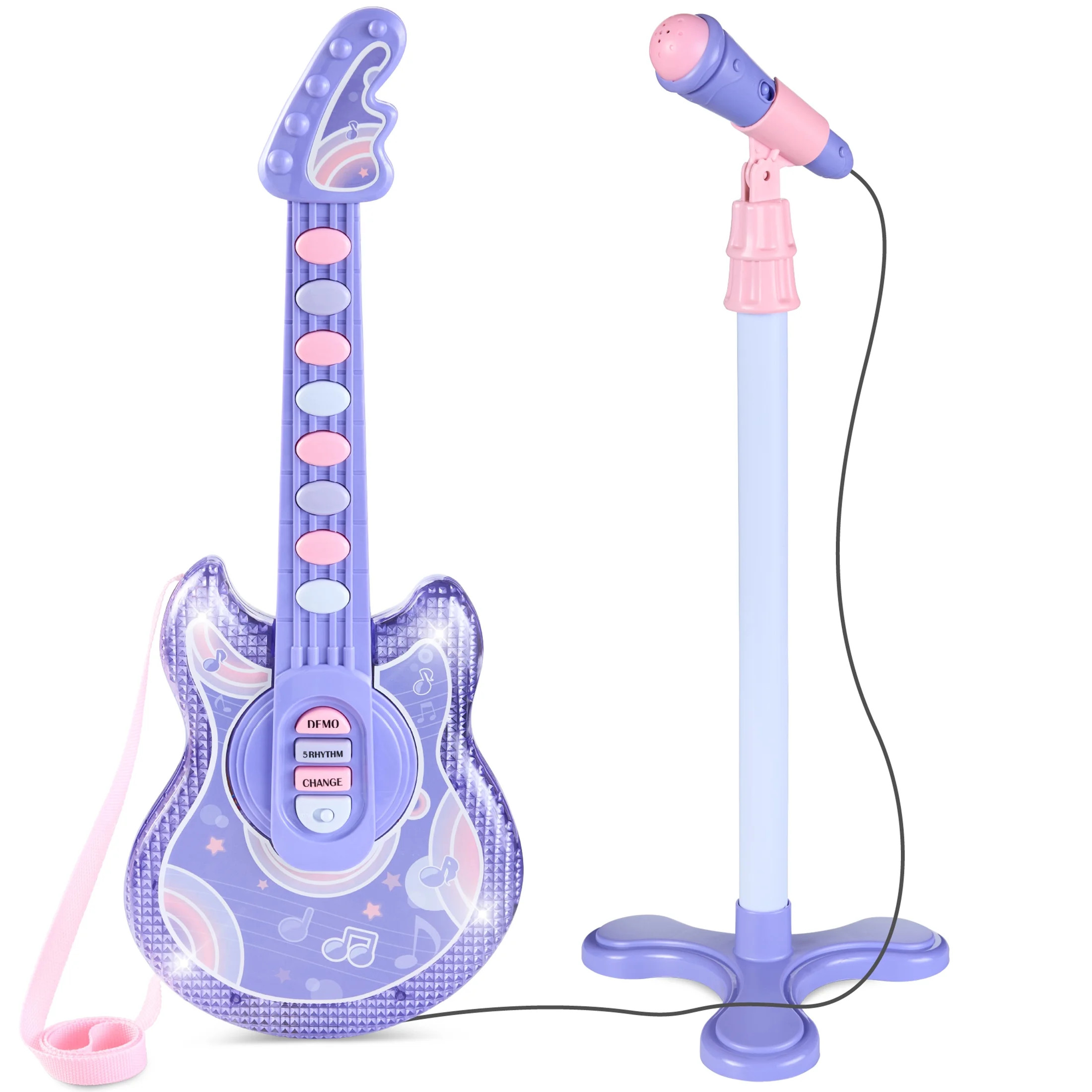 Best Choice Products 19in Kids Flash Guitar, Pretend Play Musical Instrument Toy for Toddlers w/ ... | Walmart (US)