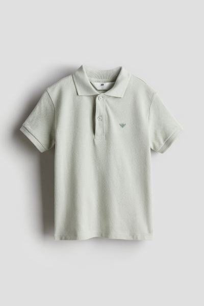 Cotton piqué polo shirt | H&M (UK, MY, IN, SG, PH, TW, HK)