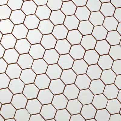 Retro Hexagon 2" x 2" Porcelain Mosaic Tile EliteTile | Wayfair North America