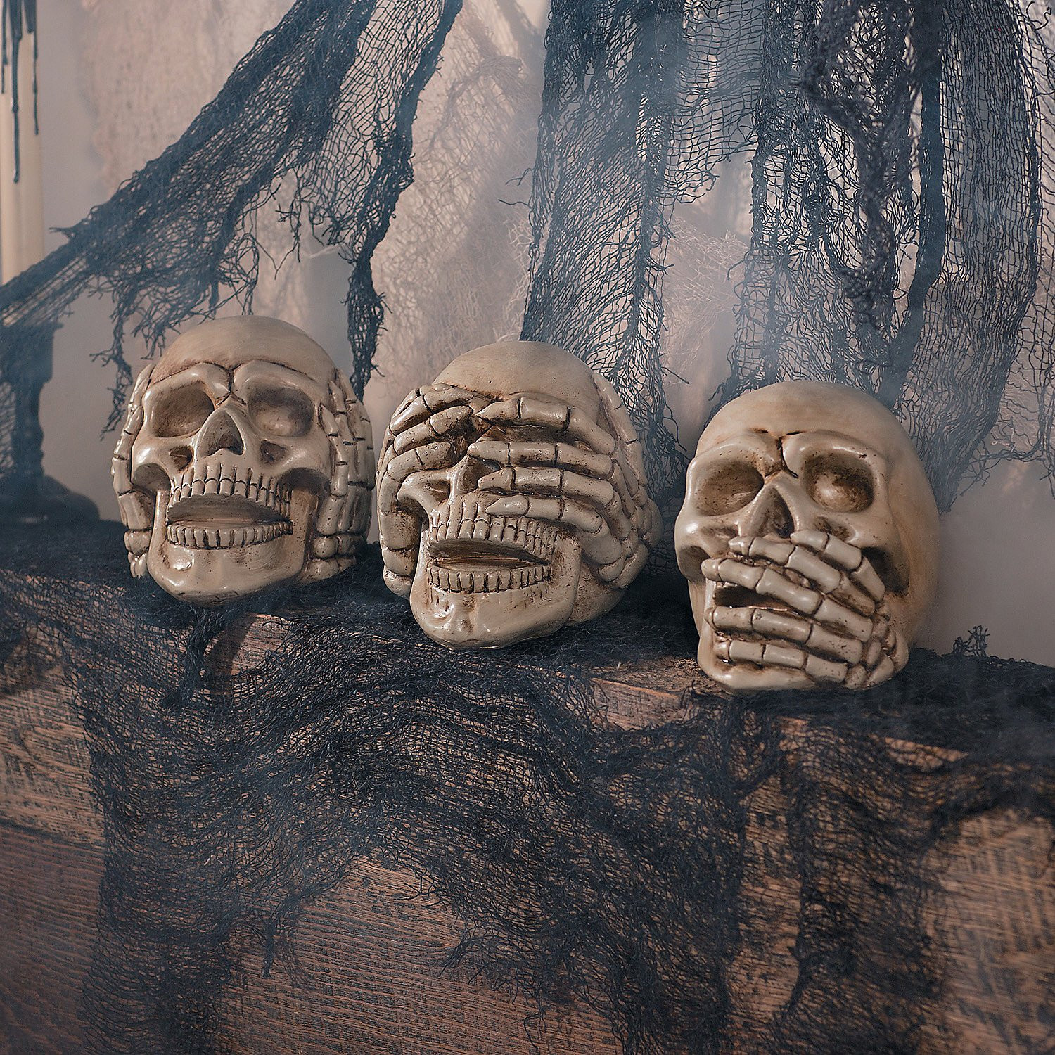 No Evil Skulls (Set Of 3) - Home Decor - 3 Pieces | Walmart (US)
