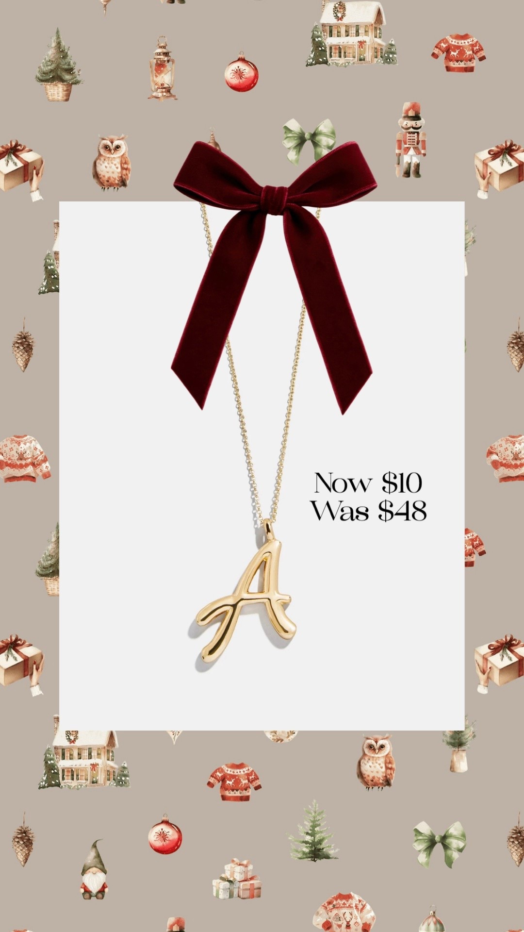 Deal alert! This beautiful BaubleBar initial necklace is now $10! #gift guide sale 

#LTKGiftGuide #LTKFindsUnder50 #LTKSaleAlert