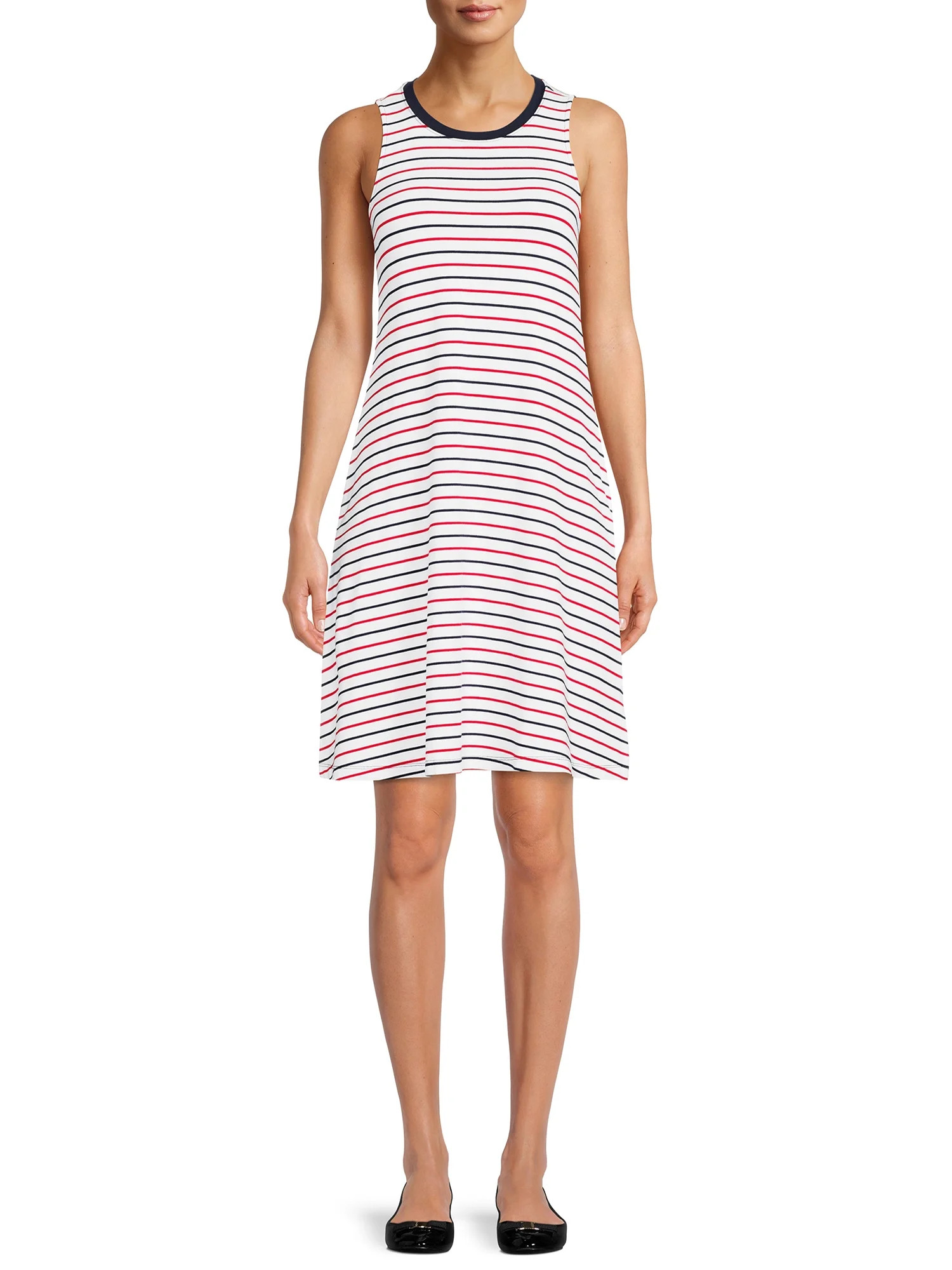 Time and Tru Women's Sleeveless Knit Dress | Walmart (US)