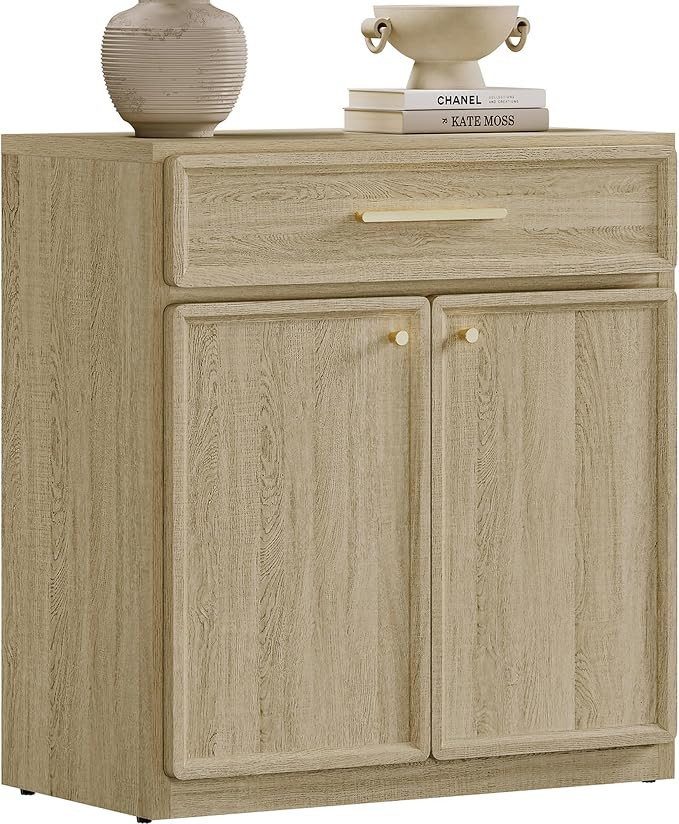 SICOTAS Buffet Cabinet with Storage Tall Modern Console Storage Cabinet with Doors and Shelves 30... | Amazon (US)