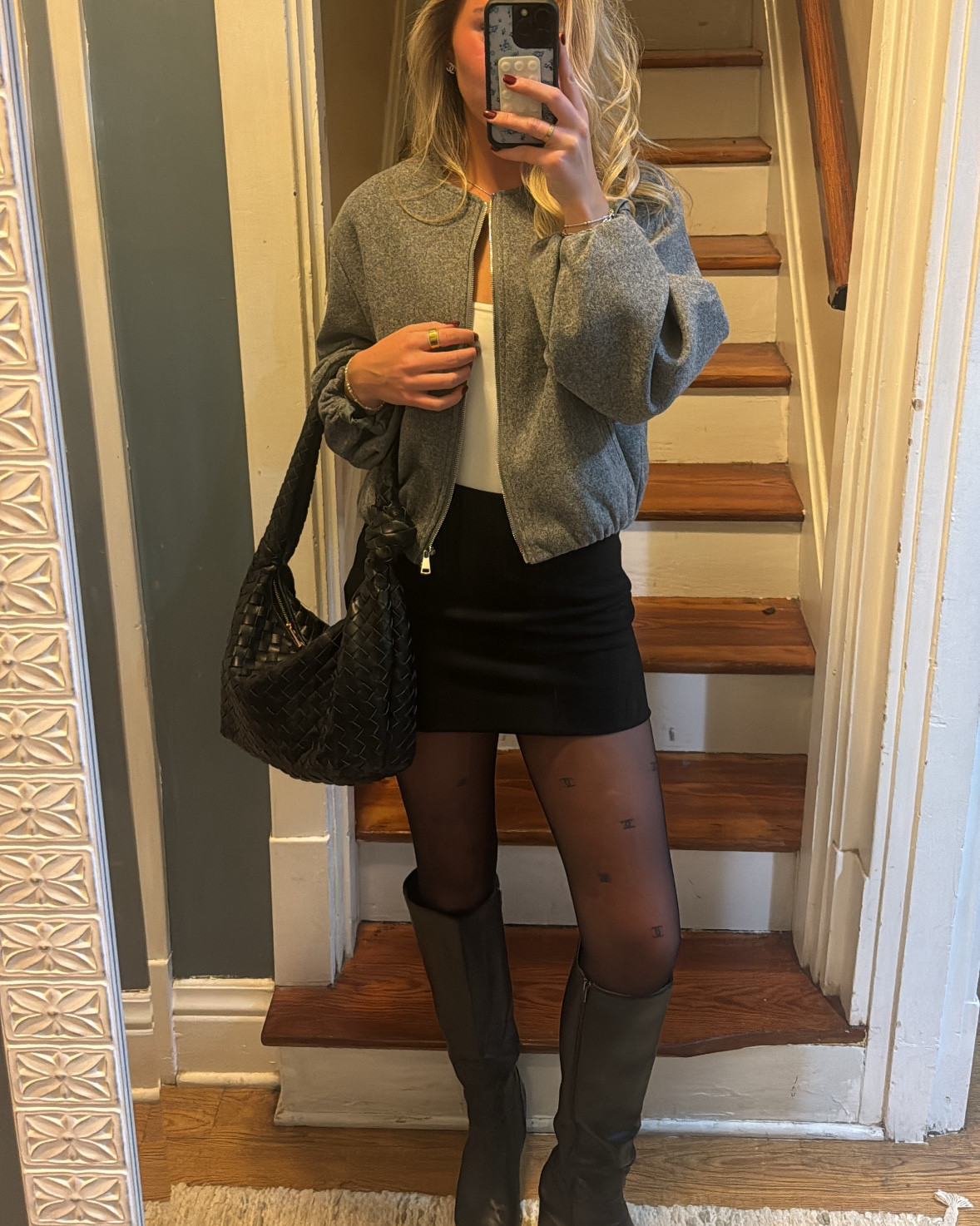 Night out outfit🍸 Love this look for winter! Couldn’t find my jacket absolutely anywhere but its from shopwkndclub 🤍 my bag is also from target but they don’t sell it anymore!! 

#LTKSaleAlert #LTKSeasonal #LTKStyleTip