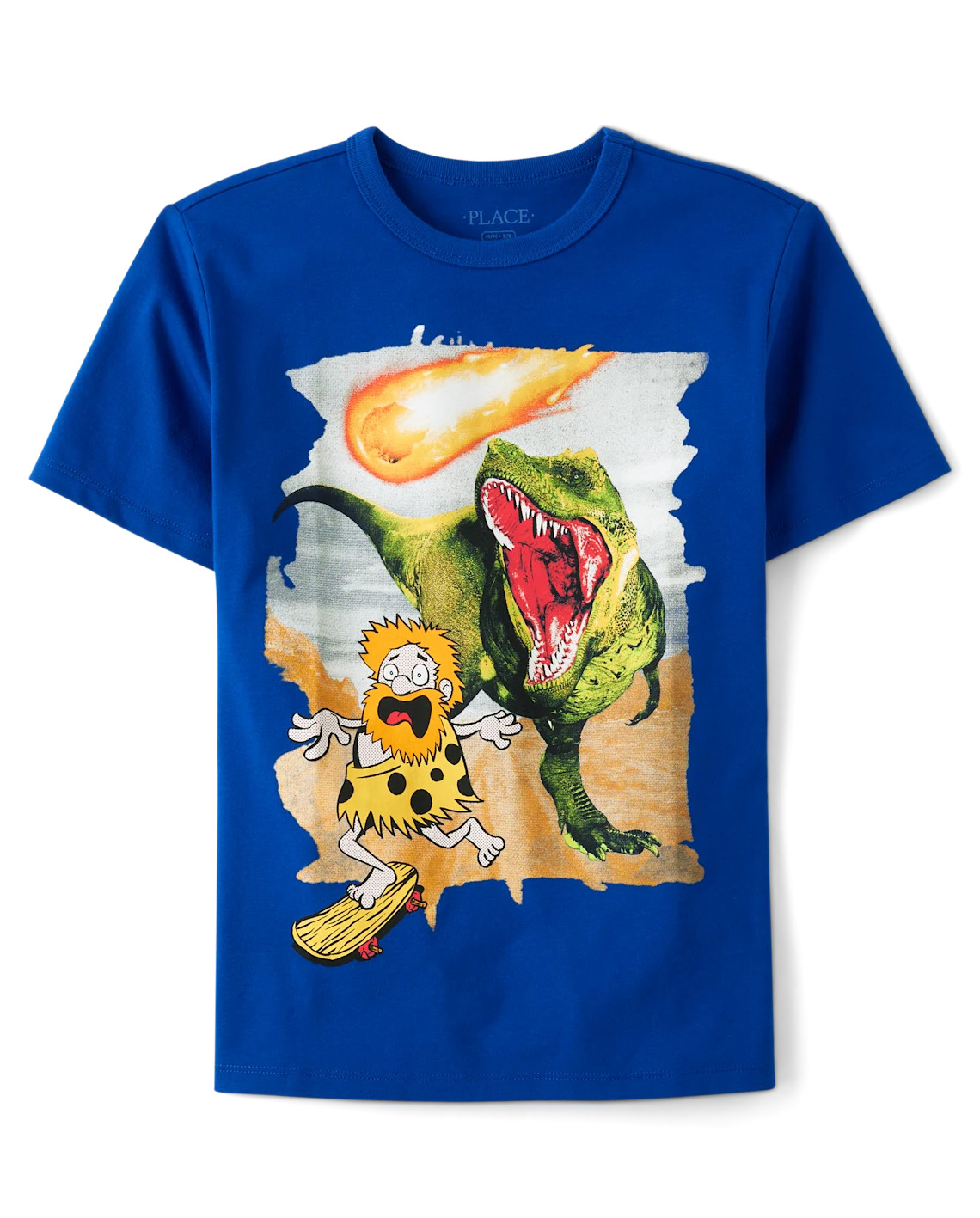 Boys Dino Graphic Tee - blue | The Children's Place