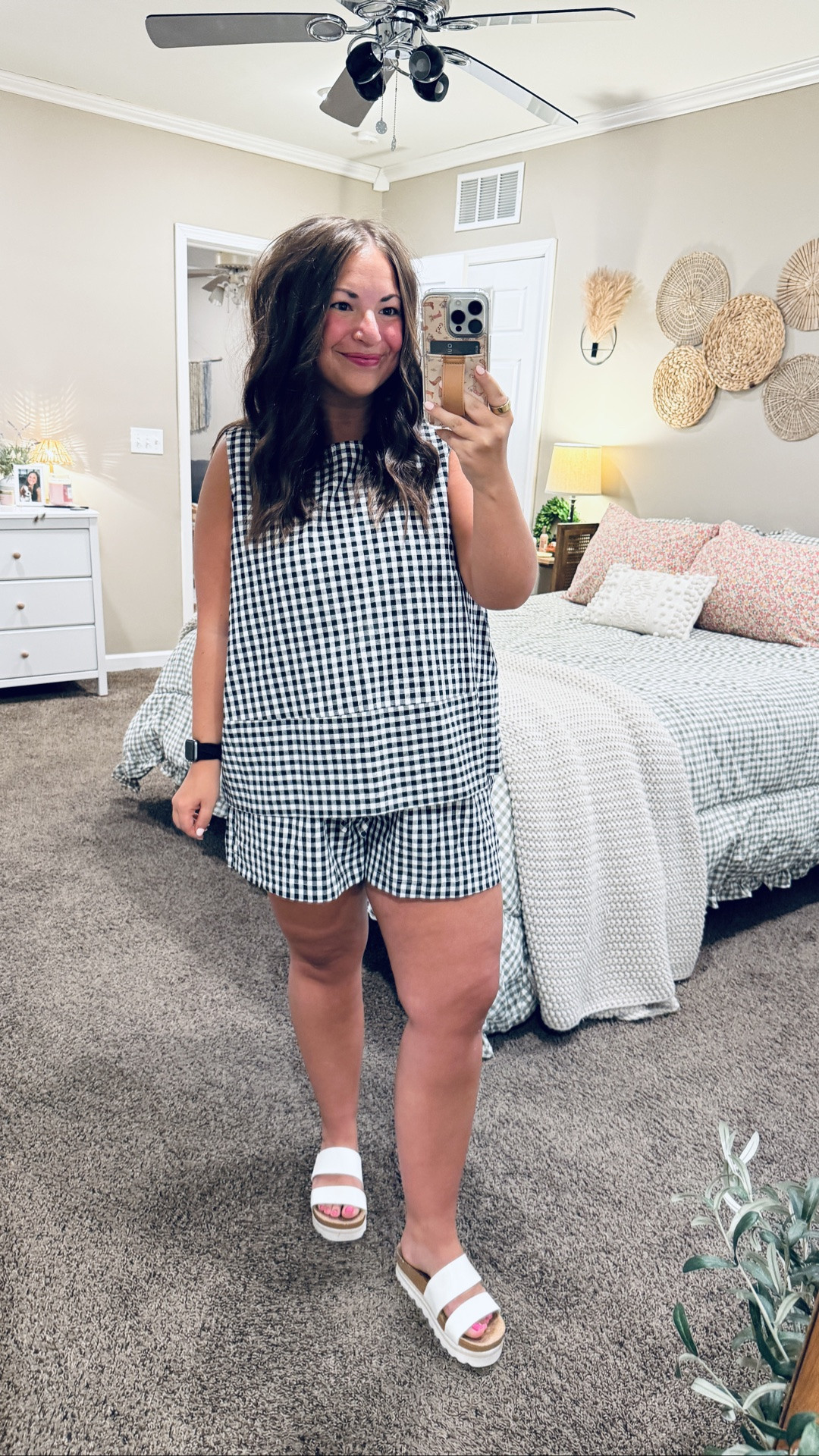 the easiest summer outfit ever ☀️✨ matching sets just make getting dressed so much simpler 🙌🏻 cute, comfy, lightweight, & the shorts have pockets 🤍 

 #LTKootd #LTKSeasonal #LTKMidsize