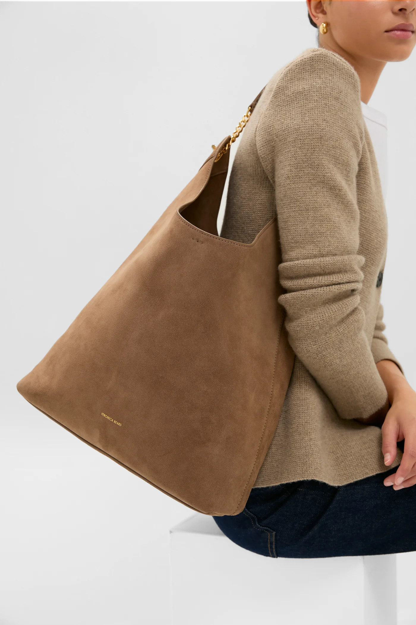 Bark Suede Jour Bag | Tuckernuck (US)