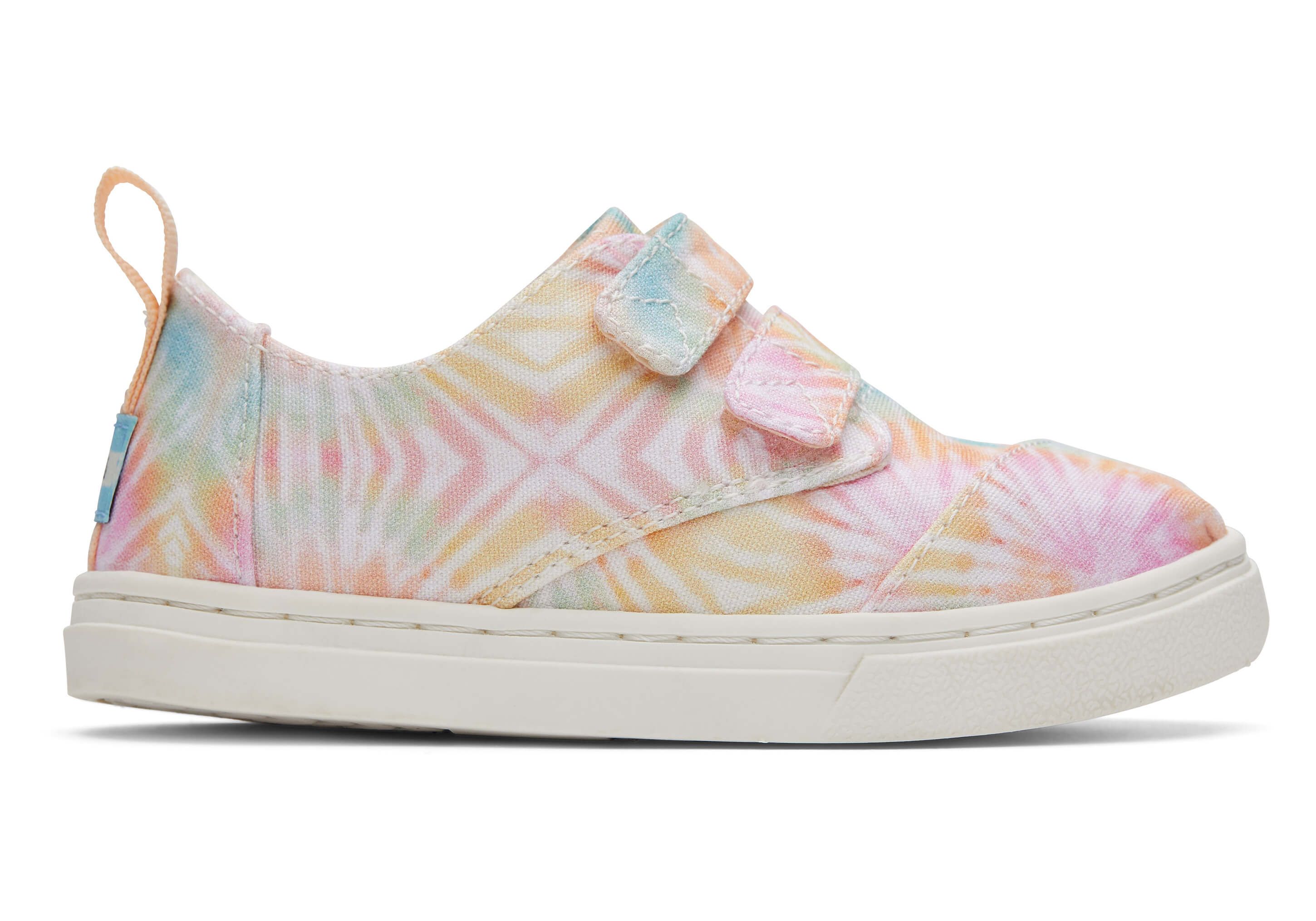 Kids Tiny Cordones Pink Tie Dye Sneaker | TOMS | TOMS (US)