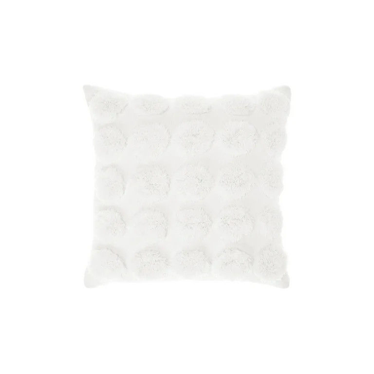 Gap Home Tufted Dot Decorative Square Throw Pillow Ivory 20" x 20" | Walmart (US)