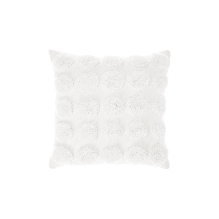 Gap Home Tufted Dot Decorative Square Throw Pillow Ivory 20" x 20" | Walmart (US)