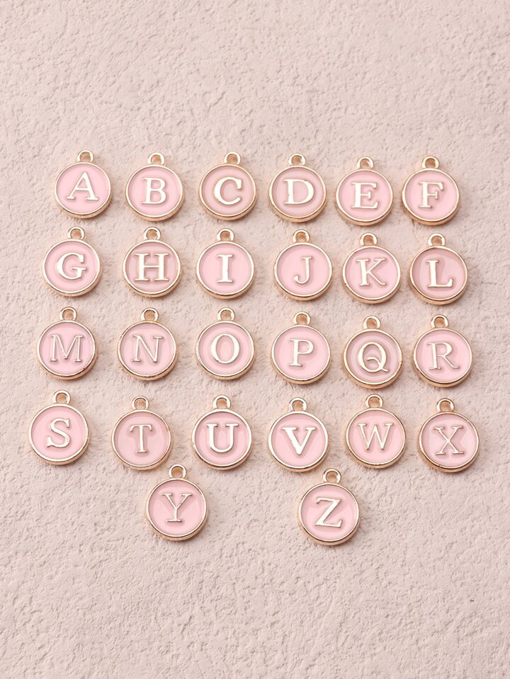 Alphabet Detail Pendant Diy Jewelry Accessory | SHEIN USA | SHEIN