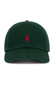 Polo Ralph Lauren Cotton Chino Ball Cap in College Green from Revolve.com | Revolve Clothing (Global)