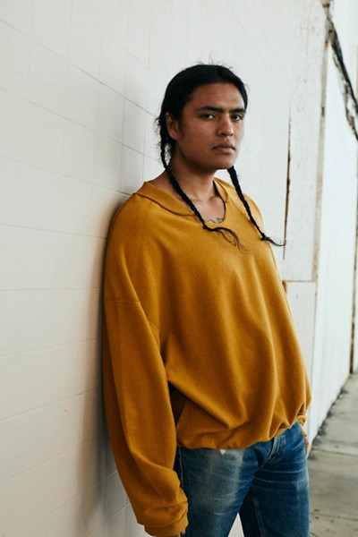 KOTO 01.007 Notched Fleece Crew Neck Sweatshirt | Urban Outfitters (US and RoW)