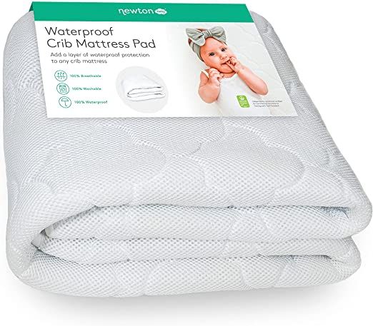 Newton Waterproof Mattress Crib Mattress Pad | 100% Breathable Proven to Reduce Suffocation Risk,... | Amazon (US)