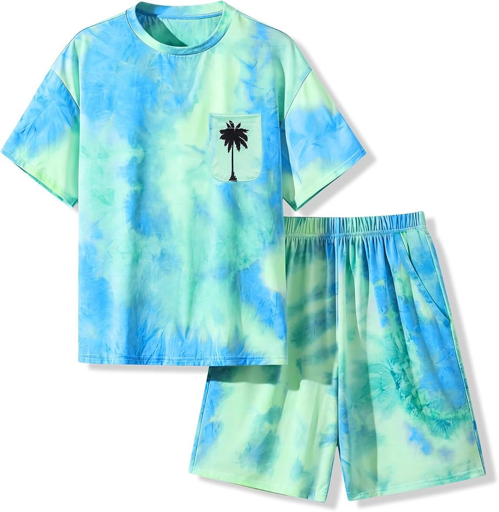 Boys Summer Clothes 2 Piece Sleeveless Tank Tops Workout Casual Shorts Set Summer Outfits for Tee... | Amazon (US)