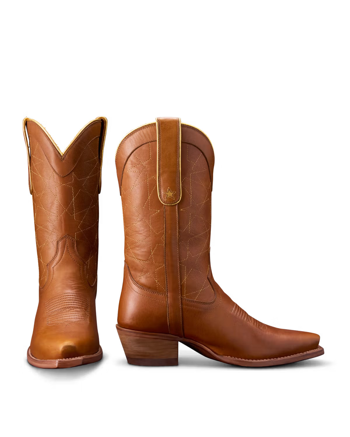 The Sadie in Honey / Gold Cowhide - Women's Cowgirl Boot | Tecovas | Tecovas