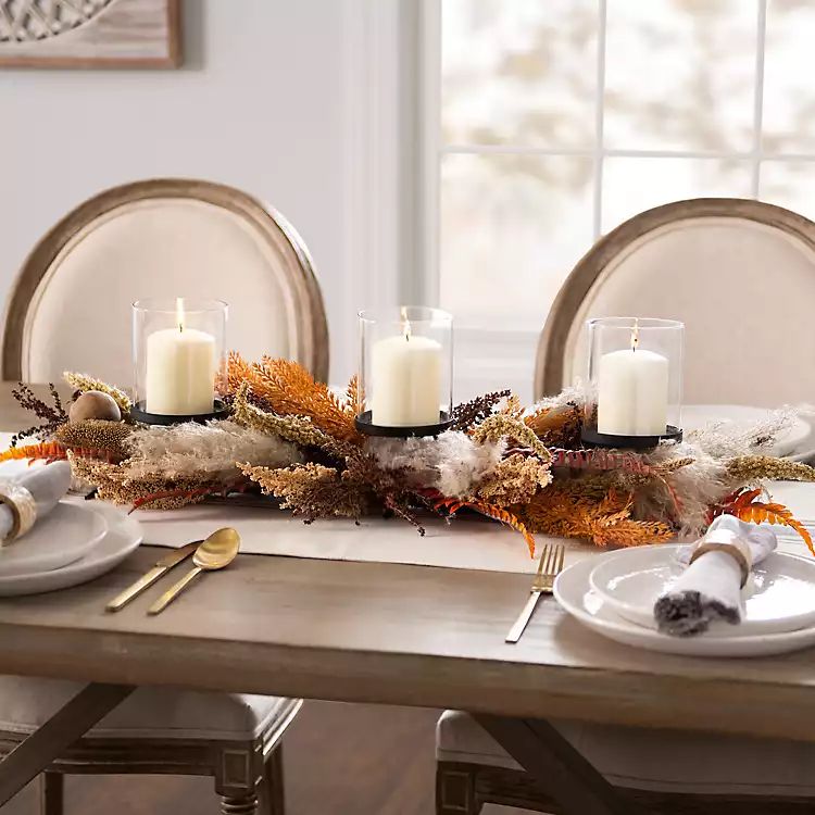 Mixed Harvest Pampas Centerpiece | Kirkland's Home