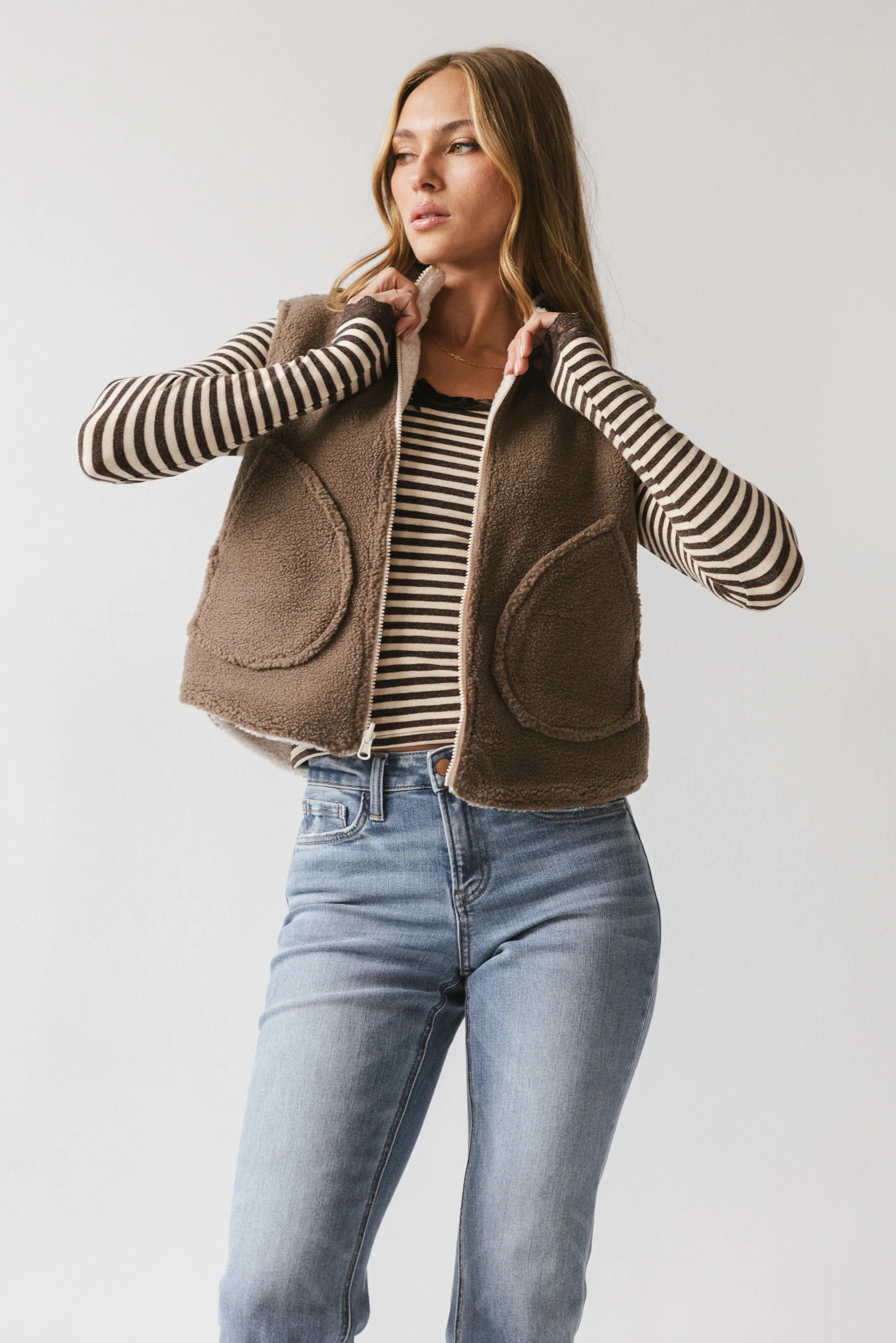 Maddox Reversible Sherpa Vest | Böhme US