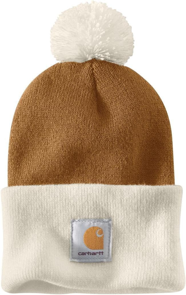 Carhartt Men's Knit Pom Cuffed Beanie | Amazon (US)