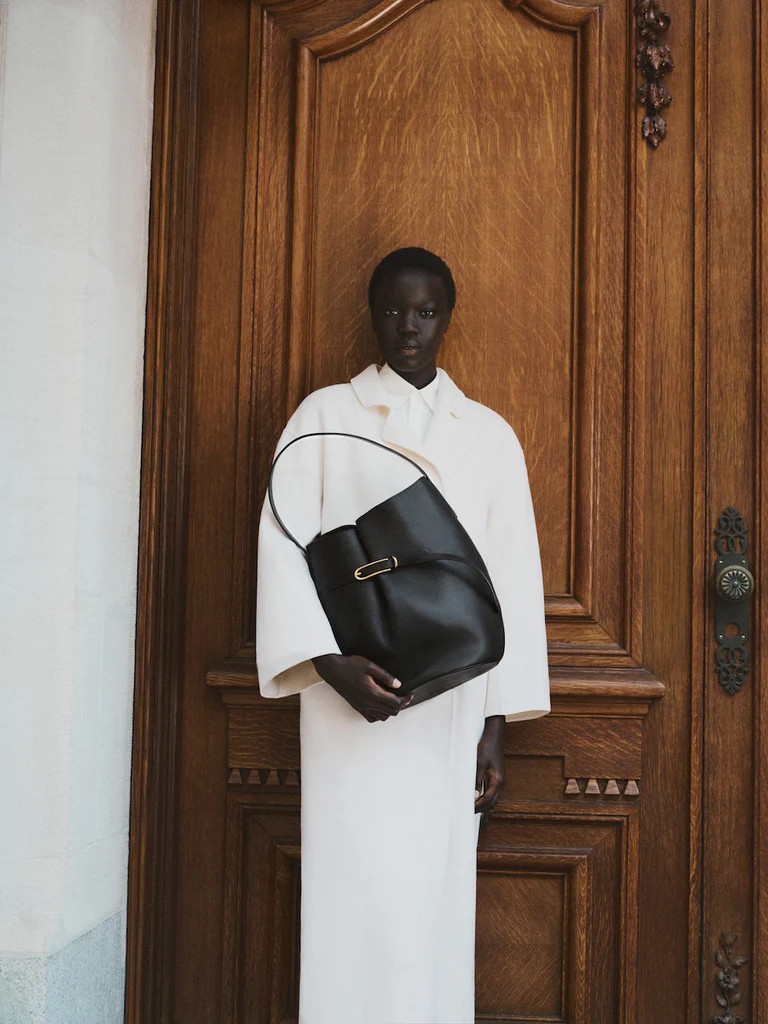 Belted Bucket Bag Large Black | LITTLE LIFFNER