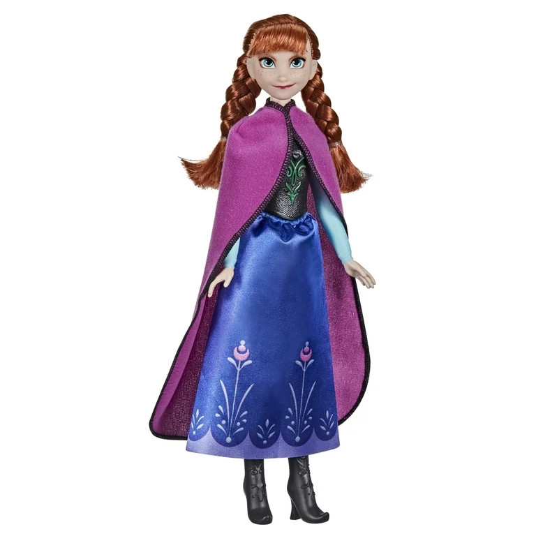 Disney'S Frozen Shimmer Anna Fashion Doll, Skirt, Shoes, And Long Red Hair | Walmart (US)