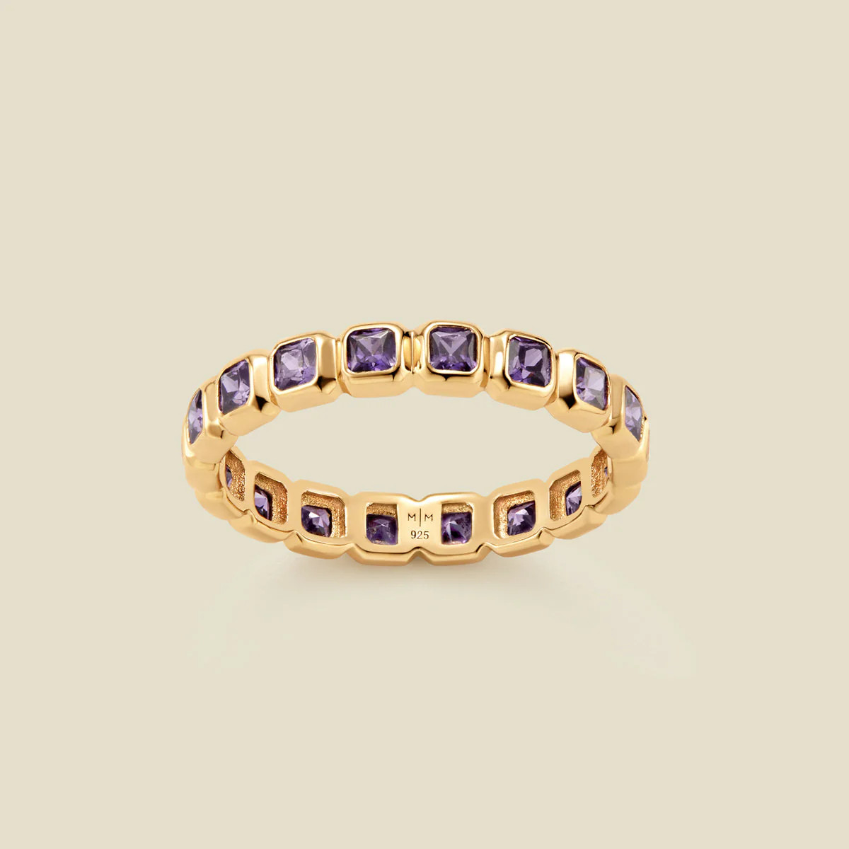 February Birthstone Eternity Ring | Made By Mary | Made by Mary (US)