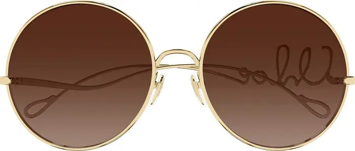 60mm Round Sunglasses | Nordstrom