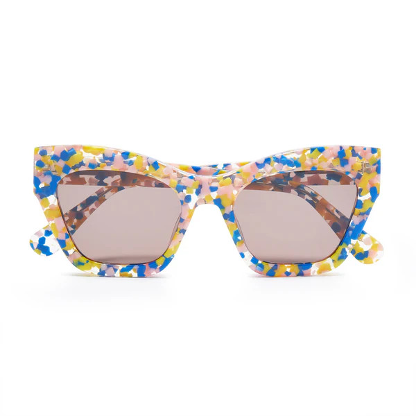 CANARY CONFETTI LIDO SUNGLASSES | LELE SADOUGHI