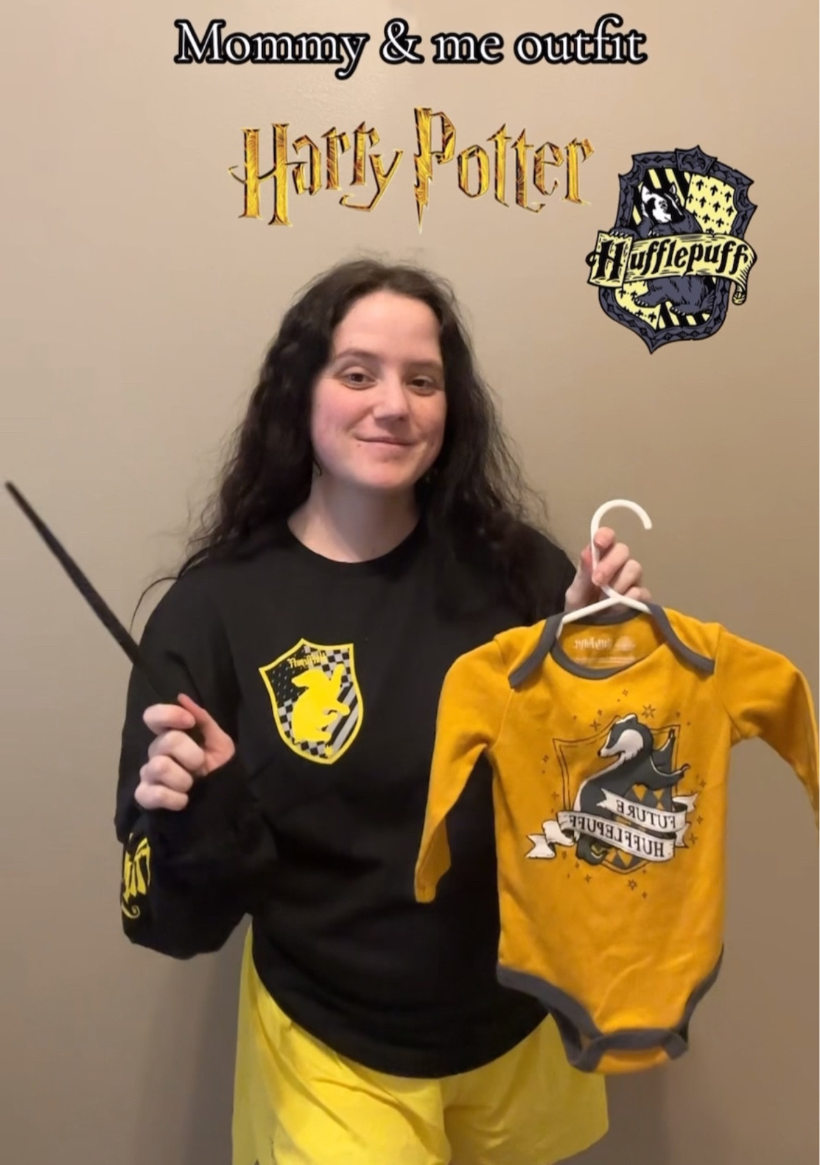 Mommy and me outfit Harry Potter Hogwarts hufflepuff 🦡

#LTKbaby #LTKfamily #LTKkids